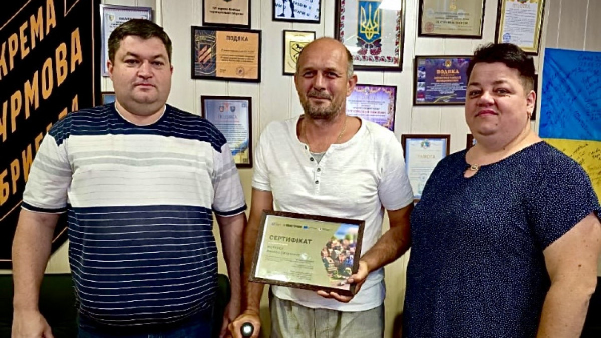 Ветеран з Криворіжжя Василь Мотрук отримав сертифікат на придбання житла – подробиці